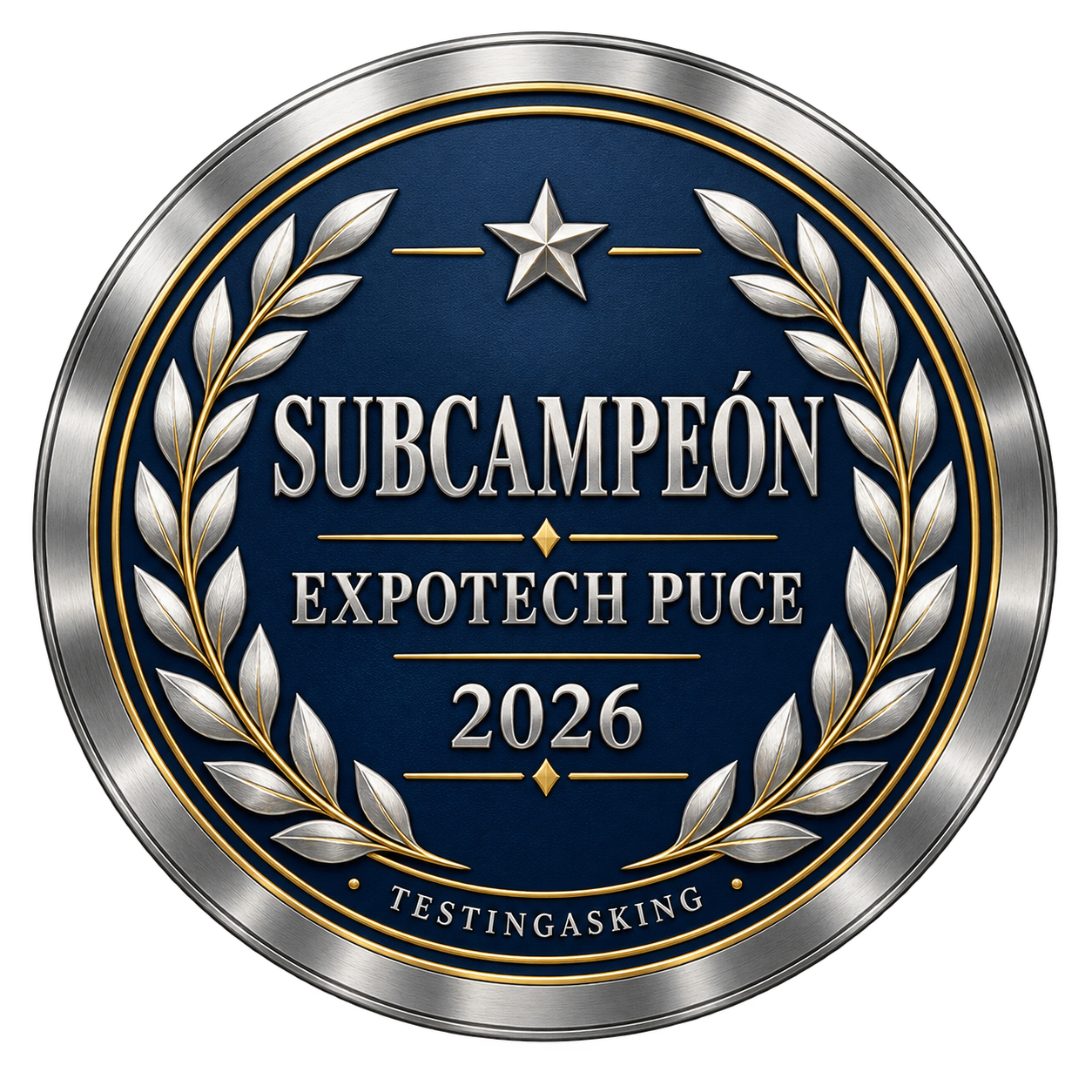 Subcampeón de EXPOTECH PUCE 2026 · TestingAsking